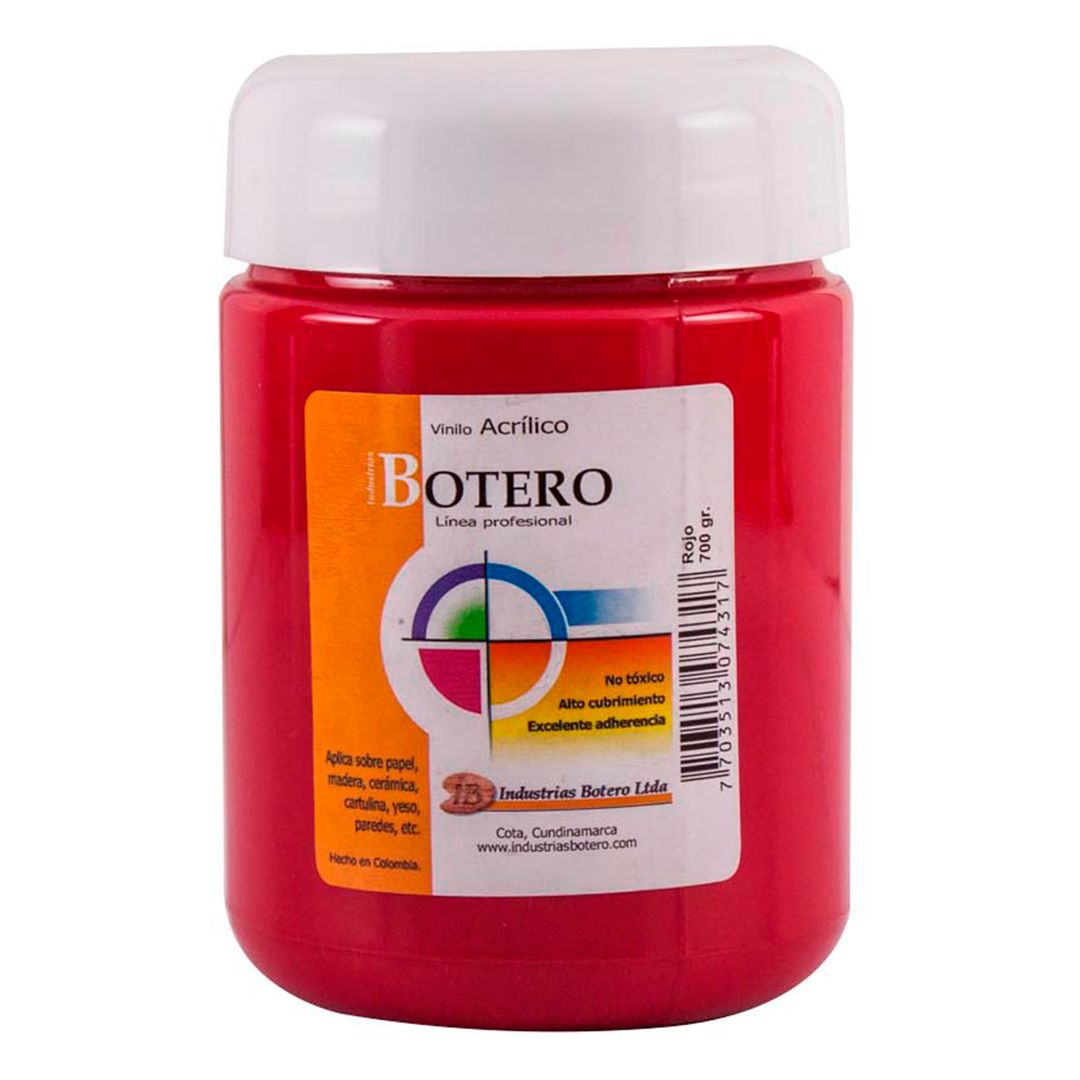 Vinilo acrílico rojo - Panamericana