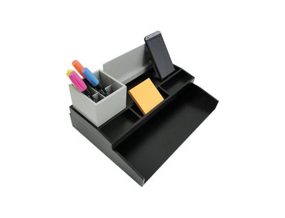 set-organizador-de-escritorio-color-gris-con-negro-7704634013179