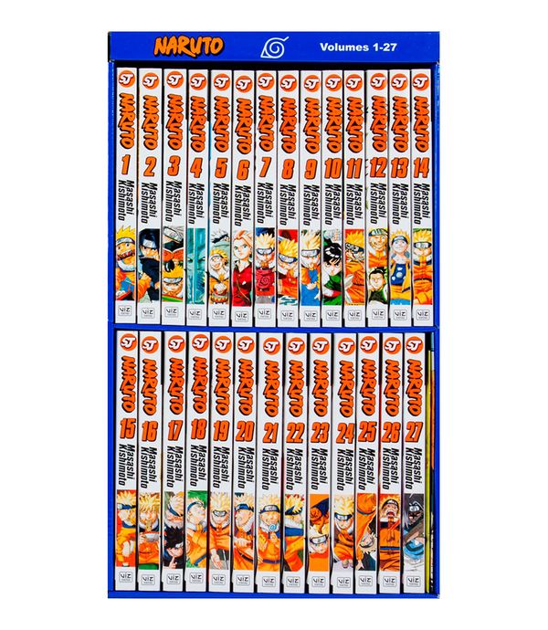 Manga Naruto Box Set 27 Volumenes Panamericana