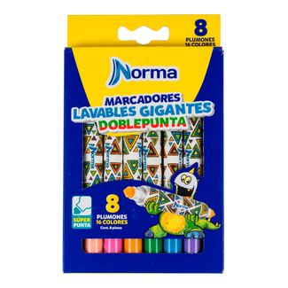 marcadores-doble-punta-gigantes-8-unidades-7702111446113