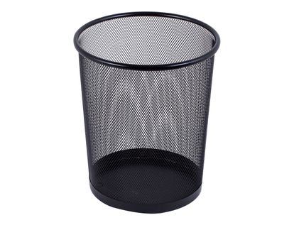 caneca-metalica-circular-en-malla-negra-7701016759298