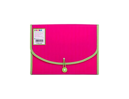 archivador-fuelle-a4-rosa-con-verde-7701016520881