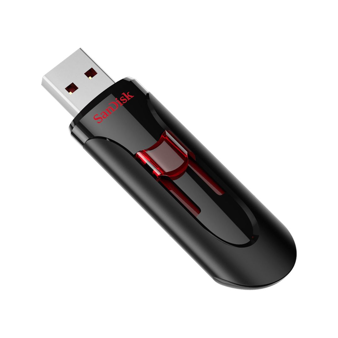 Memoria USB 3.0 de 64 GB Glide SanDisk, negra - Panamericana