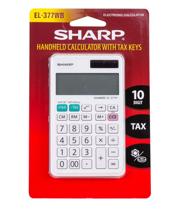Sharp EL531 Calculadora científica color blanco