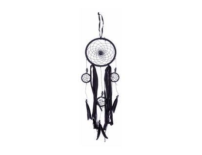 atrapasuenos-negro-con-aros-y-plumas-80-cm-7701016463195
