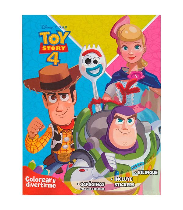 Toy Story 4 Colorear Y Divertirme Panamericana New