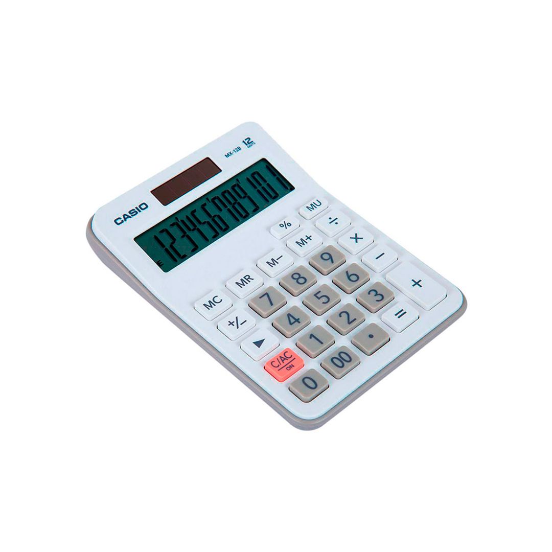 Calculadora De Mesa Casio MX-12B-WE - Panamericana