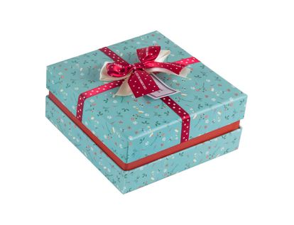 caja-de-regalo-7-3-cm-x-14-7-cm-verde-menta-flores-estampadas-7701016709125