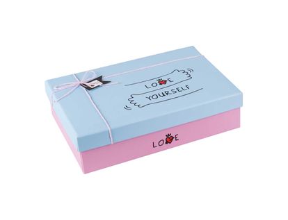 caja-de-regalo-7-7-cm-x-26-3-cm-x-18-9-cm-rosada-tapa-azul-love-yourself-7701016709705