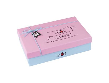 caja-de-regalo-8-7-cm-x-29-2-cm-x-20-8-cm-azul-con-tapa-rosada-love-yourself-7701016709811