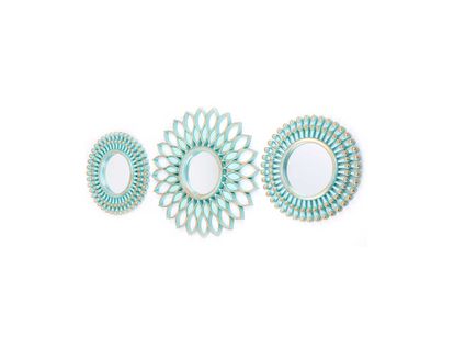 set-por-3-espejos-verde-menta-y-dorado-km3117-7701016568333