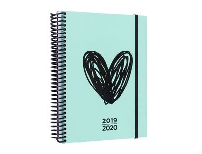 agenda-escolar-2019-2020-argollado-verde-menta-1-8412885161257