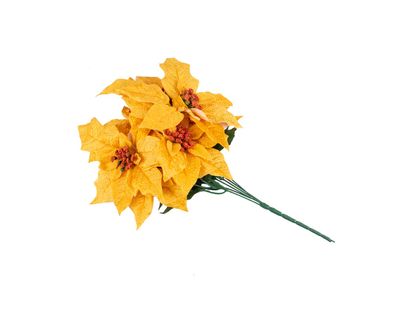 poinsettias-45-cm-amarillas-hojas-verdes-7701016718998