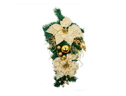 ramo-57-cm-poinsettia-beige-esferas-frutos-dorado-7701016721370