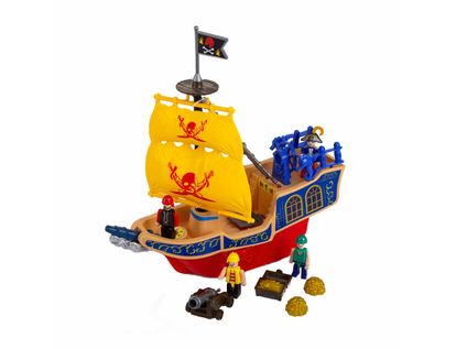 barco-pirata-con-4-piratas-y-accesorios-velas-amarilla-7701016744898