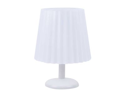 lampara de mesa luz led touch blanca