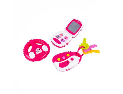 set-primeros-sonidos-x-3-piezas-blanco-con-rosado-7701016110716