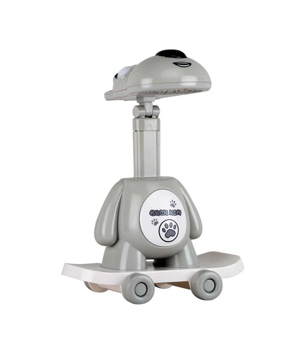 lampara de mesa luz led usb diseno perro