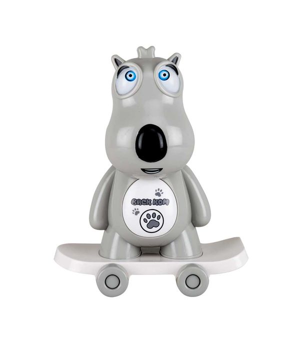 lampara de mesa luz led usb diseno perro