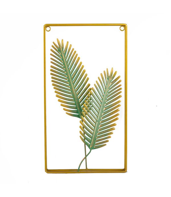 Cuadro Metalico Diseno Hojas Palmera Panamericana