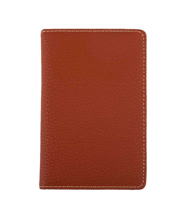 Libreta Ejecutiva Marron Lichi Acolchada De 9 5 Cm X 14 5 Cm Panamericana