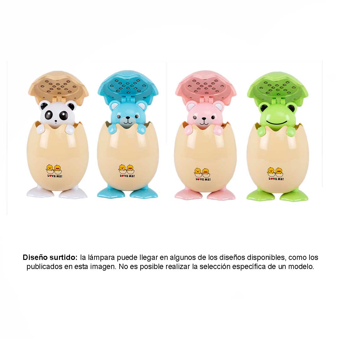 lampara de mesa luz led usb diseno huevos surtido