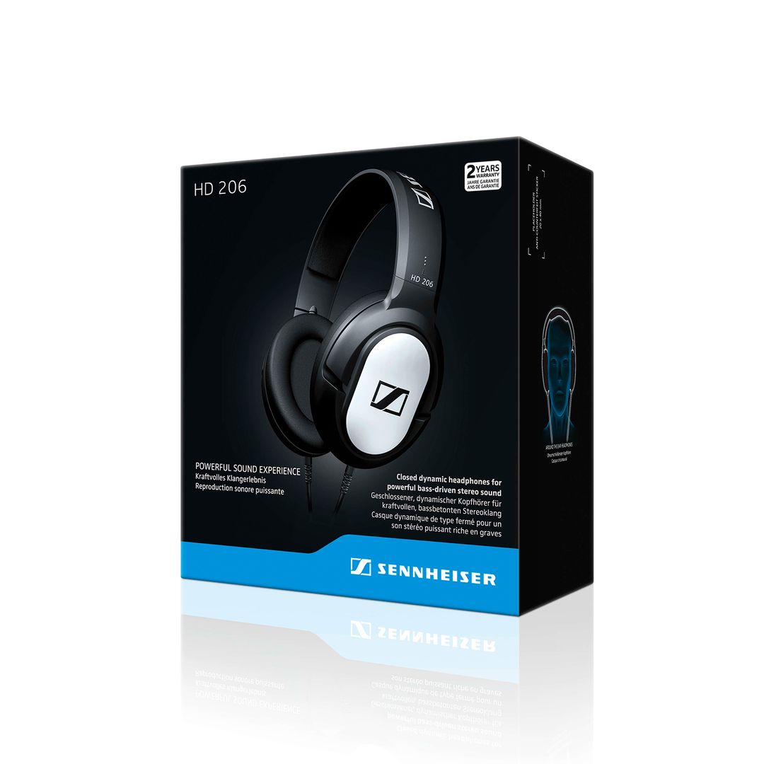 sennheiser supraaurales hd 206