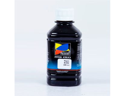 pintura-acrilica-produart-m-002-color-negro-x-240-cm3-7707265292012