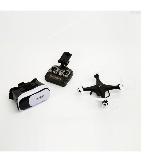 Dron Cyber Sky Con Camara Y Gafas Vr Negro Panamericana