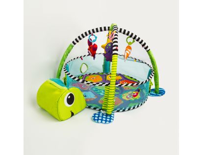 gimnasio para bebe diseno de tortuga con piscina de pelotas