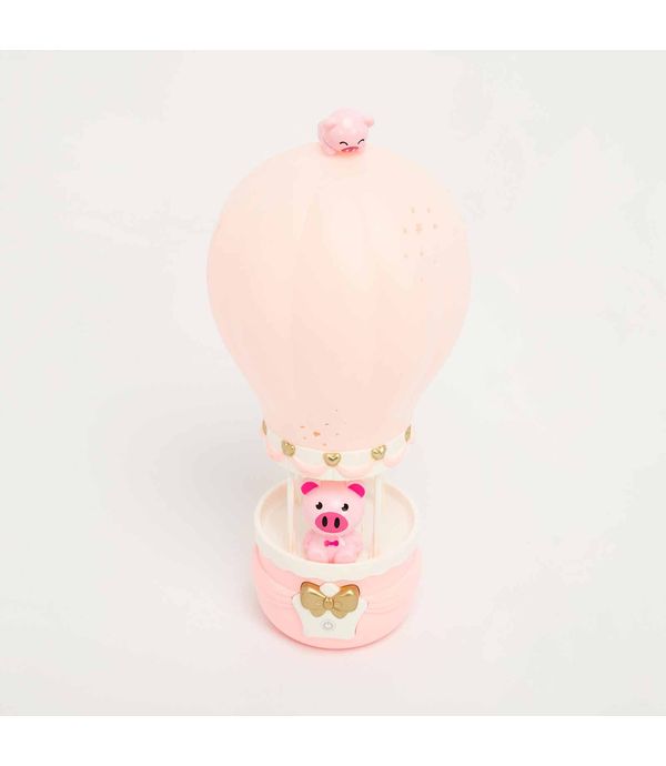 lampara de mesa usb diseno de globo con cerdito