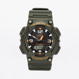 reloj-analogo-diseno-plastico-color-verde-con-naranja-4971850960638