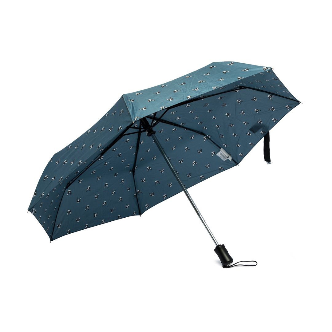 Sombrilla automática 7R azul, diseño perros, 28 x 58 cm - Panamericana