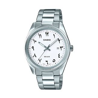 reloj-casio-analogo-pulso-metalico-plateado-tablero-blanco-con-numeros-arabes-4549526175954