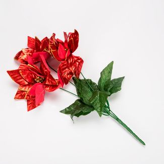 poinsettias-rojas-metalizadas-con-hojas-verdes-de-36-cm-7701016964739