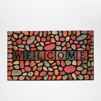 tapete-de-40-x-60-cm-welcome-diseno-piedras-multicolor-7701016184168