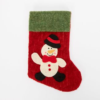 bota-22cm-rojo-hombre-de-nieve-con-sombrero-negro-7701016152402