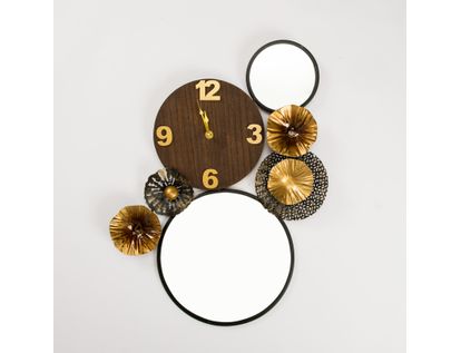 reloj-de-pared-metalico-de-50-5-x-31-5-cm-con-espejo-y-circulo-negro-cafe-dorado-7701016134484