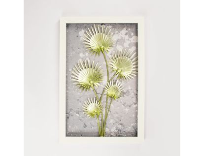 cuadro-de-59-5-x-39-5-cm-en-aluminio-flores-verdes-con-marco-blanco-7701016155519