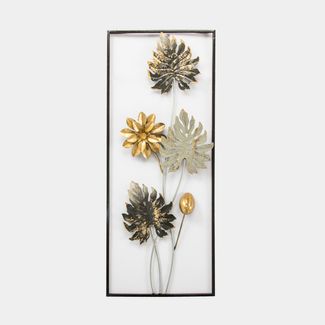 cuadro-metalico-de-25-x-61-cm-con-hojas-y-flores-dorado-cafe-y-gris-7701016159340