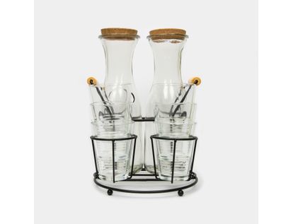 set-de-botellas-en-vidrio-x-2-unidades-de-1-l-con-6-vasos-de-200ml-7701016204217