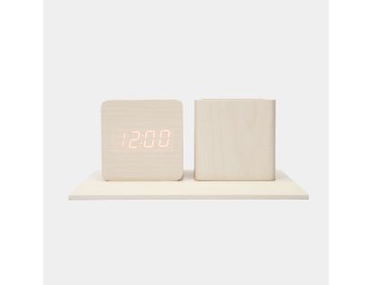 reloj-despertador-de-madera-fina-con-portalapiz-blanco-7701016035439