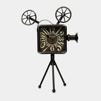 reloj-de-mesa-11-5cm-metal-video-proyector-antiguo-negro-3300330092506
