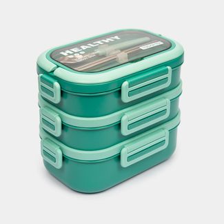 set-de-recipientes-para-alimentos-x3-piezas-con-cuchara-y-palillos-verde-7701016271110