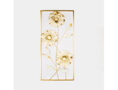 cuadro-de-pared-metalico-diseno-hojas-flores-blancas-doradas-7701016253680