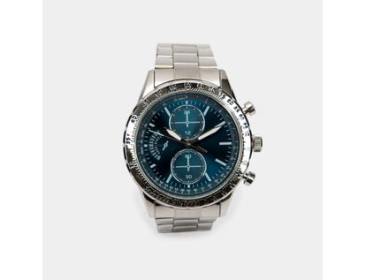 reloj-analogo-pulso-metalico-plateado-tablero-azul-7701016300469