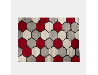 alfombra-de-120-x-170-cm-diseno-colmena-blancos-grises-y-rojos-644455