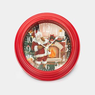 reloj-rojo-de-pared-23-cm-circular-santa-chimenea-6034182302014