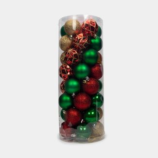 set-de-bolas-escarchadas-6-cm-x-40-unidades-verdes-rojas-y-doradas-7701016318273