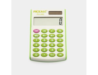 calculadora-procalc-de-bolsillo-de-8-digitos-blanca-con-verde-2-7701016375054